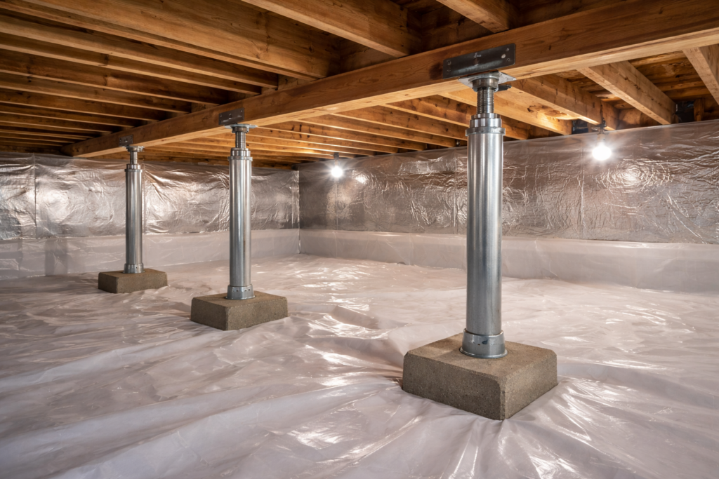Crawl space repair and encapsulation in Star Idaho